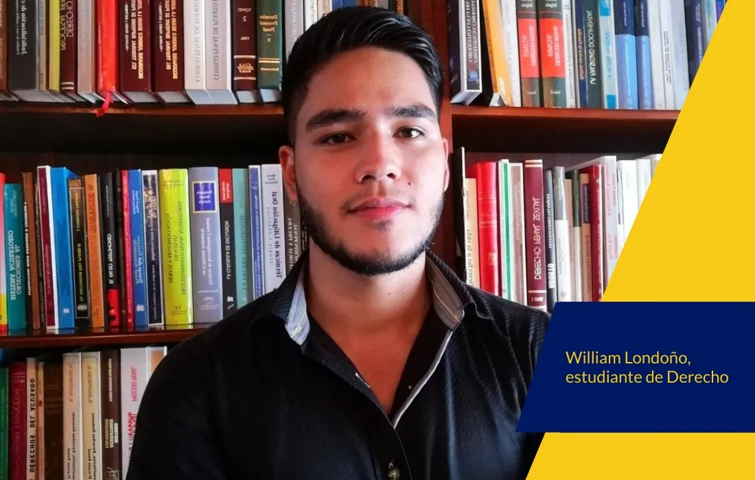 William Londoño estudiante de Derecho