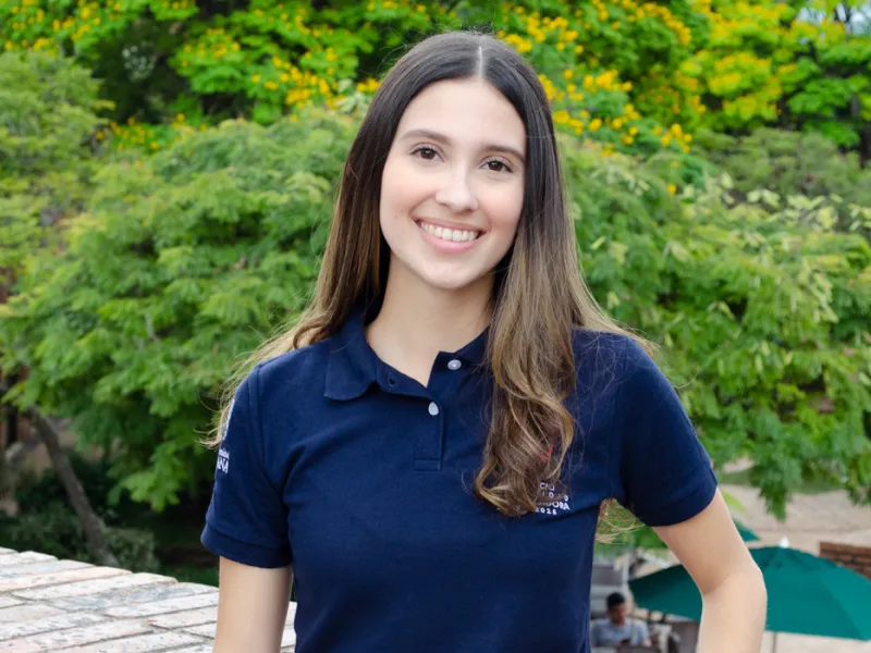 Luisa López, estudiante de Negocios Internacionales de la Javeriana Cali