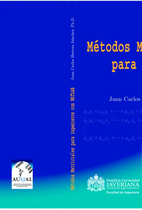 Métodos Matriciales para ingenieros con MATLAB Métodos Matriciales para ingenieros con MATLAB